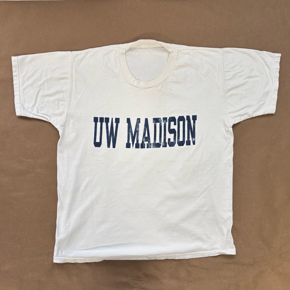 Vintage Other - University of Wisconsin Madison short sleeve T-shirt, nicely worn in